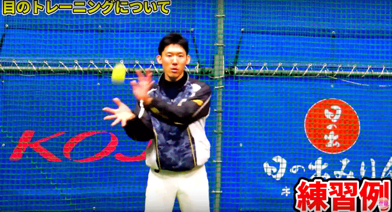 周辺視野連続ボールキャッチ