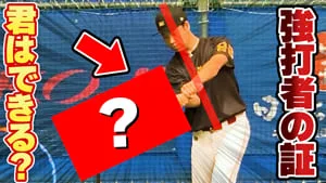 バッティングフォームチェックにも使える！スイングプレーンの作り方のサムネイル