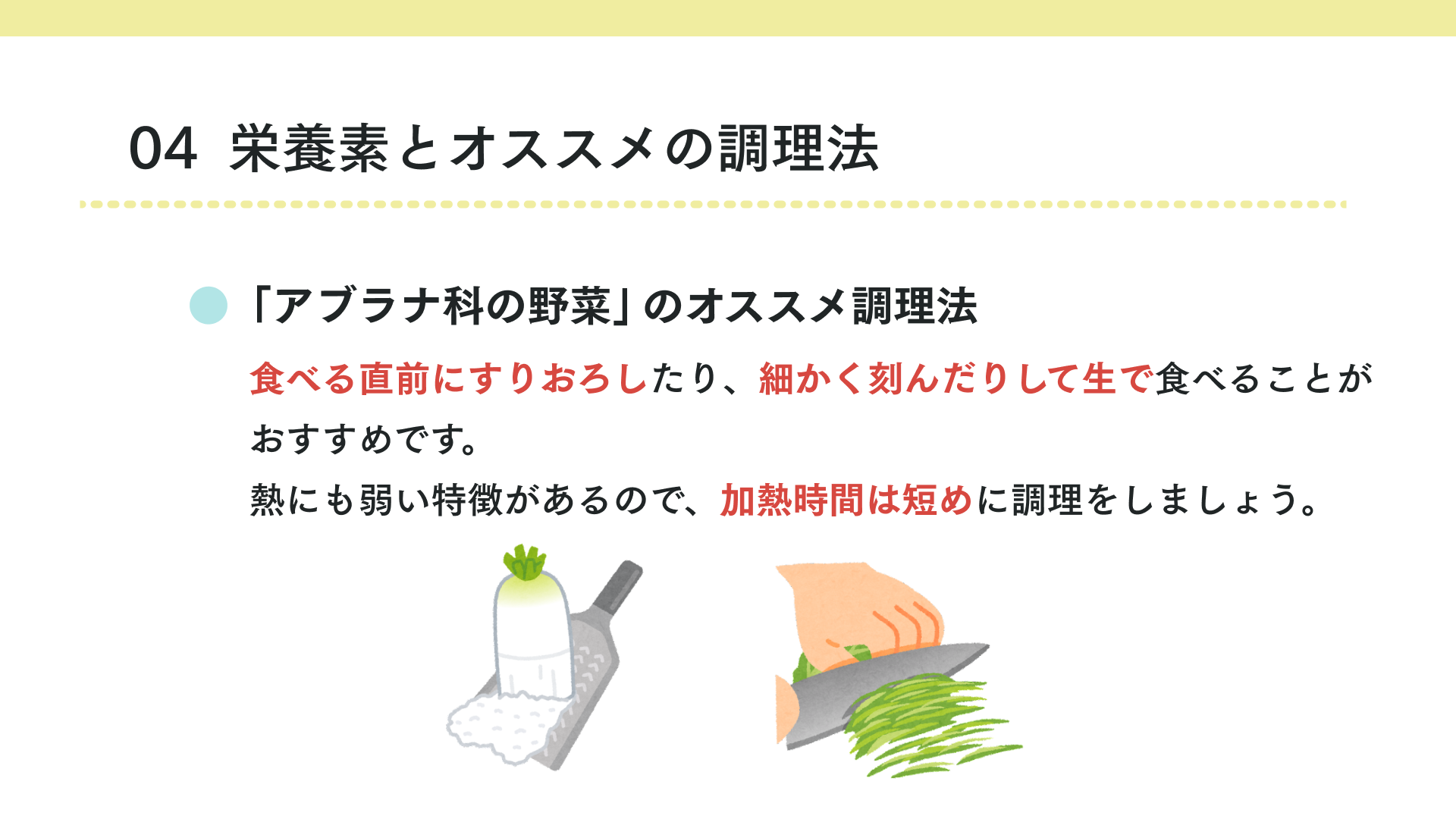 抗炎症・抗酸化作用のある「アブラナ科の野菜」