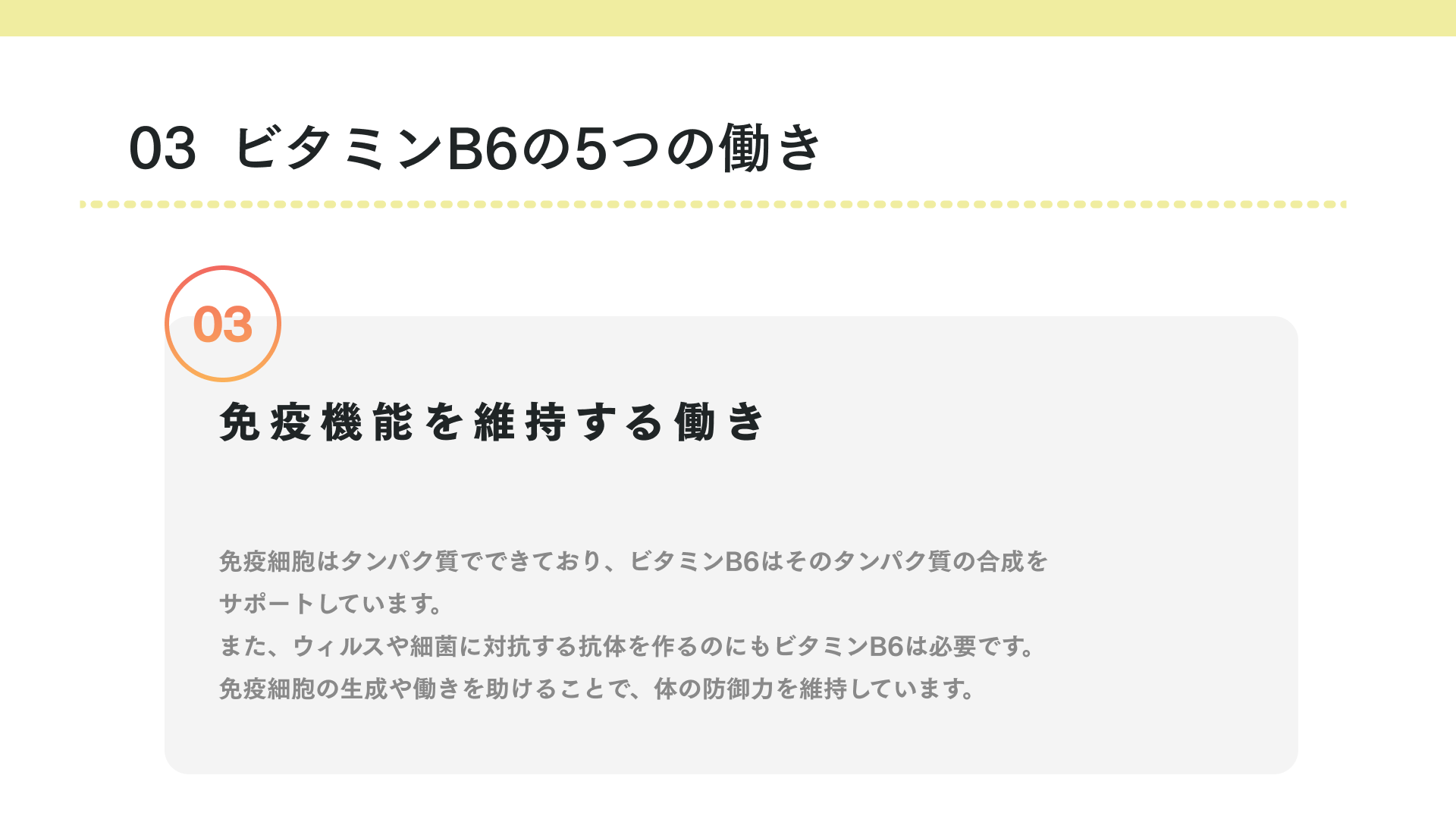 ビタミンB6の働き
