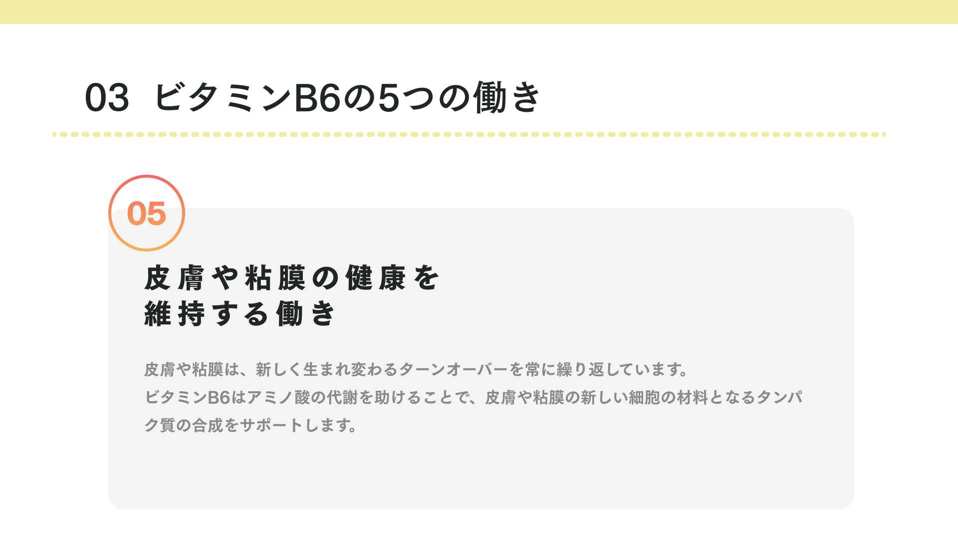 ビタミンB6の働き