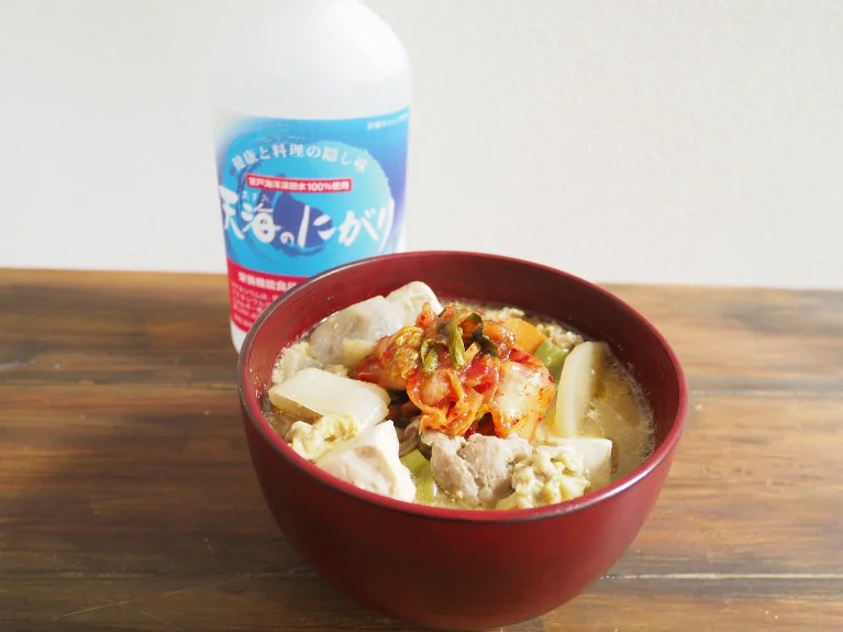 豚汁アレンジ！豚汁のスンドゥブ風