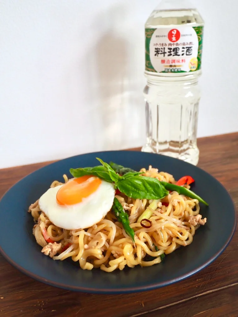 ガパオ風焼きそば