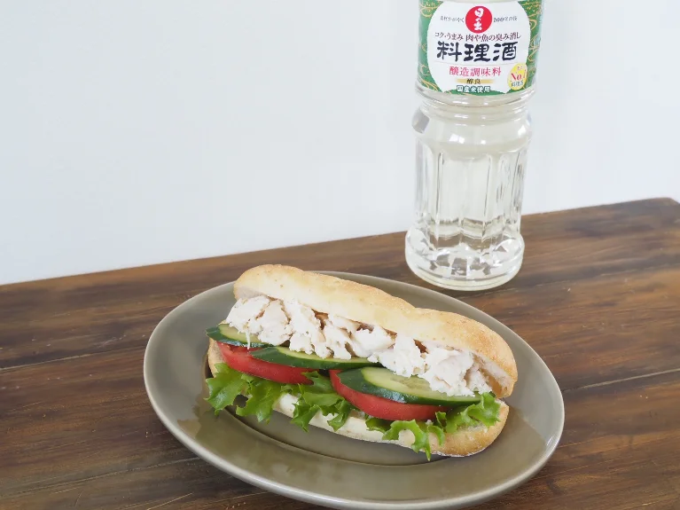 バンバンジー風サンドイッチ