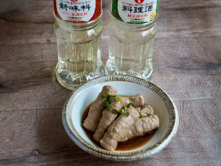 レンジで時短簡単！肉巻き高野豆腐の含め煮