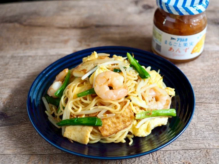 焼きそば麺でパッタイ！タイ風焼きそば
