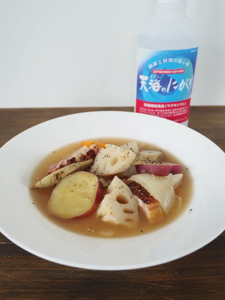 根菜のコンソメスープ