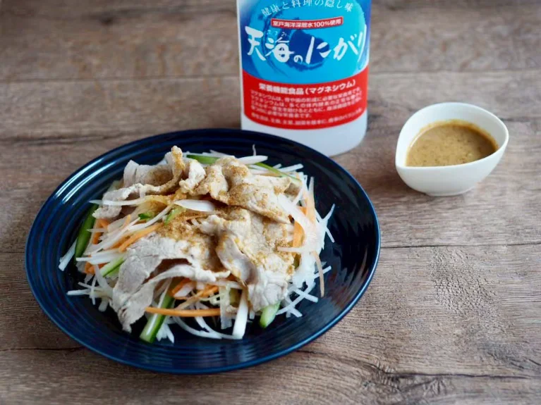 豚しゃぶとたっぷり野菜の香味サラダ