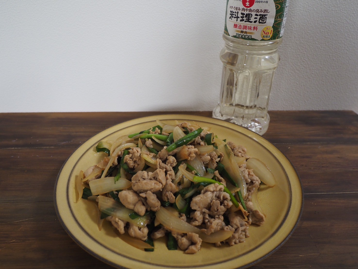 豚とニラのスタミナ炒め